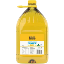 Photo of Black & Gold Canola Oil