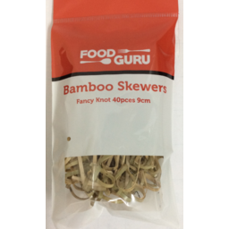 Photo of Food Guru Skewer Bamboo Knot 9cm 40 Pack