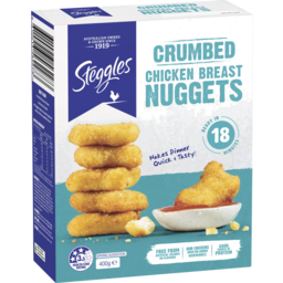 Photo of Steggles Crumbed Chicken Breast Nuggets 400gm