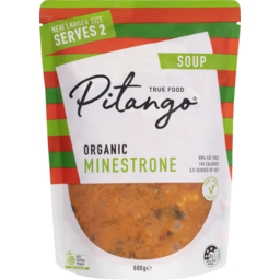 Photo of Pitango Organic Minestrone Soup 600g