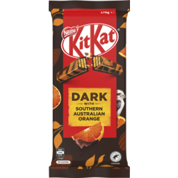 Photo of Nestle Kitkat Southern Australian Dark Orange Chocolate Block 170g 170g