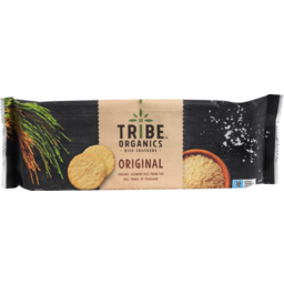 Photo of Tribe Organics Rice Crackers Original 100g