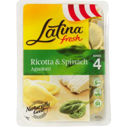 Photo of Latina Fresh Ricotta & Spinach Anolotti Pasta 625g