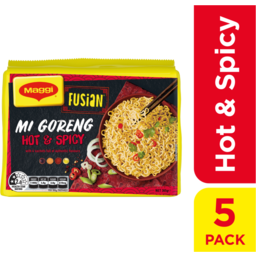 Photo of Maggi Fusian Two Minute Noodles Hot & Spicy 5 Pack