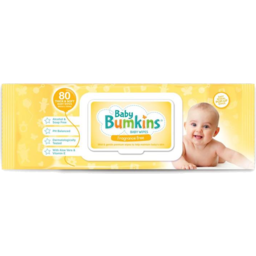 Photo of B/B Baby Wipes Unscented 80pk