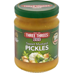 Photo of Three Threes Sweet Mustard Pickles