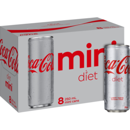 Photo of Diet Coca-Cola Soft Drink Multipack Cans 8x250ml 