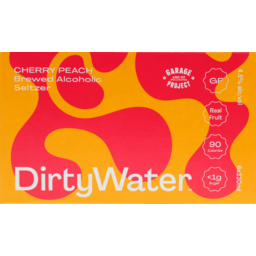 Photo of Garage Project Dirty Water Seltzer Cherry Peach 6 Pack X
