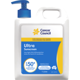 Photo of Cancer Council Ultra Sunscreen Spf50+ 1l