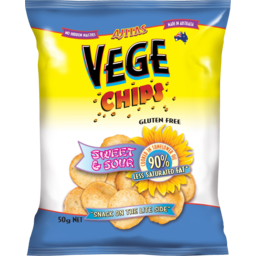 Photo of Ajitas Vege Chips Sweet & Sour Gluten Free 50g
