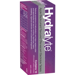 Photo of Hydralyte Effervescent Electrolyte Tablets Apple Blackcurrant 10.0x