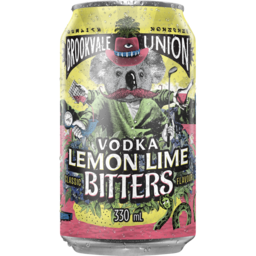 Photo of Brookvale Union Vodka Lemon Lime & Bitters 330ml