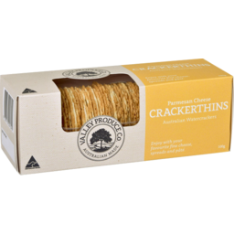 Photo of Valley Produce Co Crackerthins Parmesan 100gm