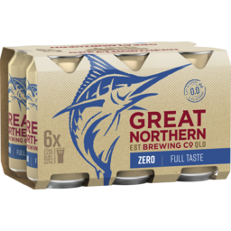 Photo of Great Northern Brewing Co. Zero 6 X 375ml Cans 6.0x375ml