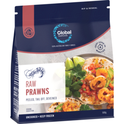 Photo of Global Seafoods Raw Prawns 500g