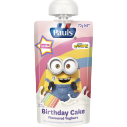 Photo of Pauls Kids Birthday Cake Flavoured Yoghurt 70g