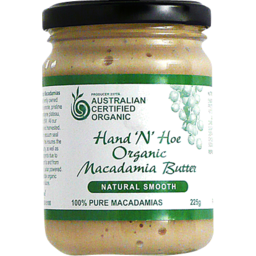 Photo of Hand N Hoe Macadamia Butter Natural Smooth