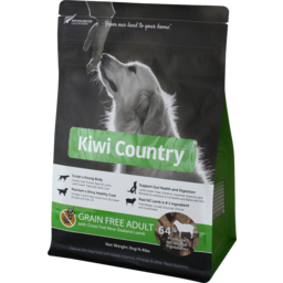 Photo of Kiwi Country Grain Free Adult Dog Food Lamb Recipe 2kg