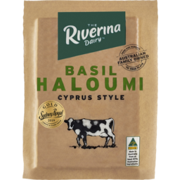 Photo of Riverina Dairy Riverina Basil Haloumi Cyprus Style 180g