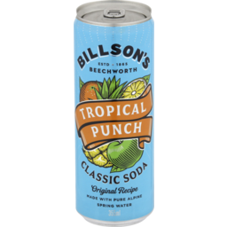 Photo of Billson's Tropical Punch Classic Soda 355ml 355ml
