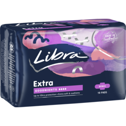 Photo of Libra Extra Pads Goodnights With Wings