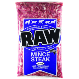 Photo of Raw Mince Steak Pet Food
