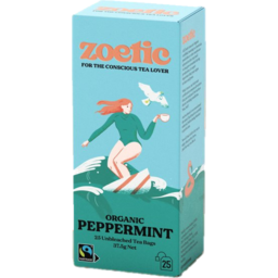 Photo of Zoetic Peppermint Organic Tea Bags 25 Pack
