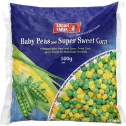 Photo of Logan Farm Baby Peas & Super Sweet Corn 500g