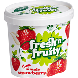 Photo of Fresh n Fruity Yoghurt Simply Strawberry 1kg 