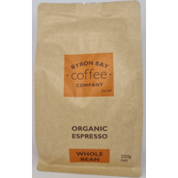 Photo of Byron Bay Coffee Organic Espresso Whole Bean