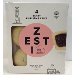 Photo of Zesti Pies Berry Christmas 4 Pack