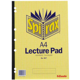 Photo of Spirax Pad A4 Lecture140pg 1ea