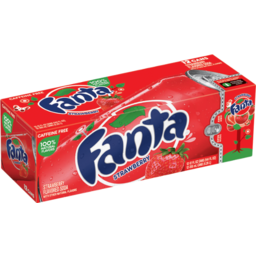 Photo of Fanta Strawberry Fridge Pack 12 Oz Soda 12 Pk 