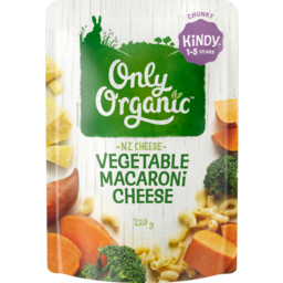 Photo of Only Organic Kindy Macaroni Cheese Pasta 1-5 Years 220g
