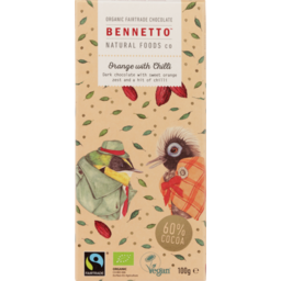Photo of Bennetto Orng/Chilli Choc 60% 100gm