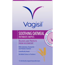 Photo of Vagisil Soothing Oatmeal Intimate Wipes 12s
