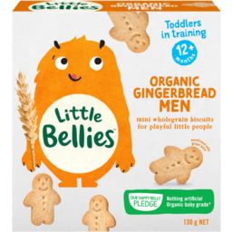 Photo of Little Bellies Organic Gingerbread Men 130g