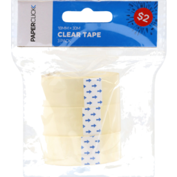 Photo of Paperclick Clear Tape 3 Pack