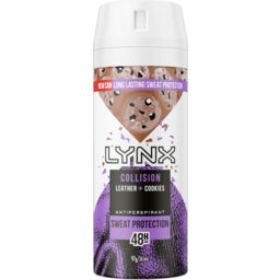 Photo of Lynx Collision Leather + Cookies 48h Sweat Protection Antiperspirant 165ml