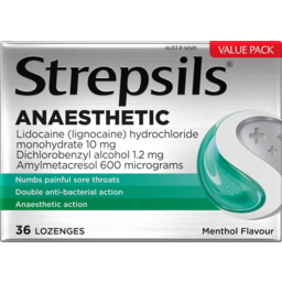 Photo of Strepsils Plus Anaesthetic Dual Action Lozenges 36 Pack