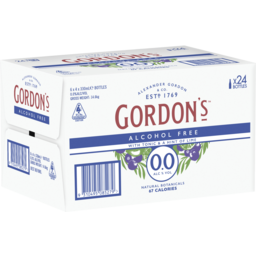 Photo of Gordon S Alcohol Free 0.0% & Tonic With Lime Rtd 330ml 24pk