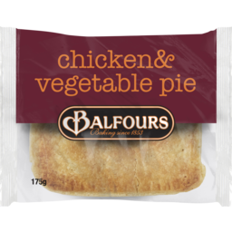 Photo of Balfours Fresh Chicken & Veg Pie 175g