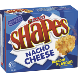 Photo of Arnott's Shapes Cracker Biscuits Nacho Cheese 160g