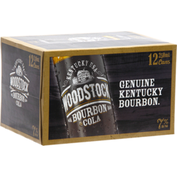 Photo of Woodstock 7% Bourbon & Cola 12x250ml Cans