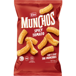 Photo of Eta Wheat Snacks Munchos Spicy Tomato 100g