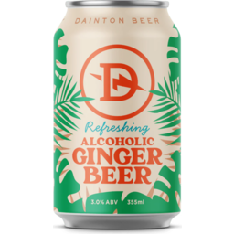 Photo of Dainton Alcoholic Ginger Beer 355ml Can 4pk