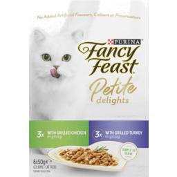 Photo of Purina Fancy Feast Petite Delights With Grilled Chicken & Turkey In Gravy Cat Food