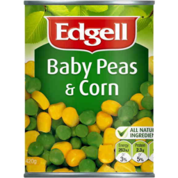 Photo of Edgell Baby Peas & Corn 420g