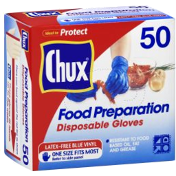 Photo of Chux Gloves Food Preparation 50 Pack
