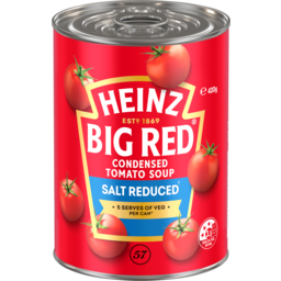 Photo of Heinz® Big Red® Salt Reduced† Condensed Tomato Soup 420g 420g